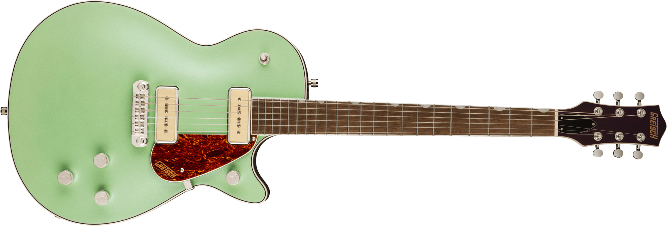 Gretsch G5210-p90 Jet Two 90 Singlecut Wraparound Electromatic 2s Ht  Lau - Broadway Jade - Guitare Électrique Single Cut - Main picture