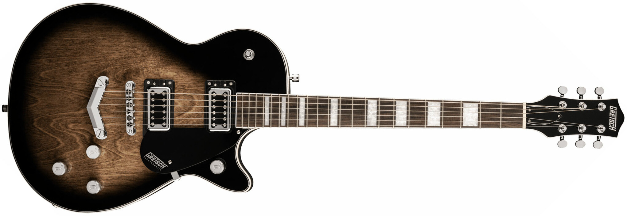 Gretsch G5220 Jet Bt Singlecut Vstoptail Electromatic Hh Ht Lau - Bristol Fog - Guitare Électrique Single Cut - Main picture