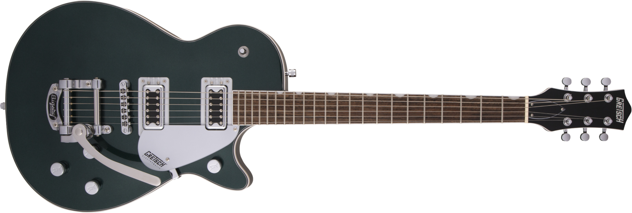 Gretsch G5230t Electromatic Jet Ft Single-cut Bigsby 2h Trem Lau - Cadillac Green - Guitare Électrique Single Cut - Main picture