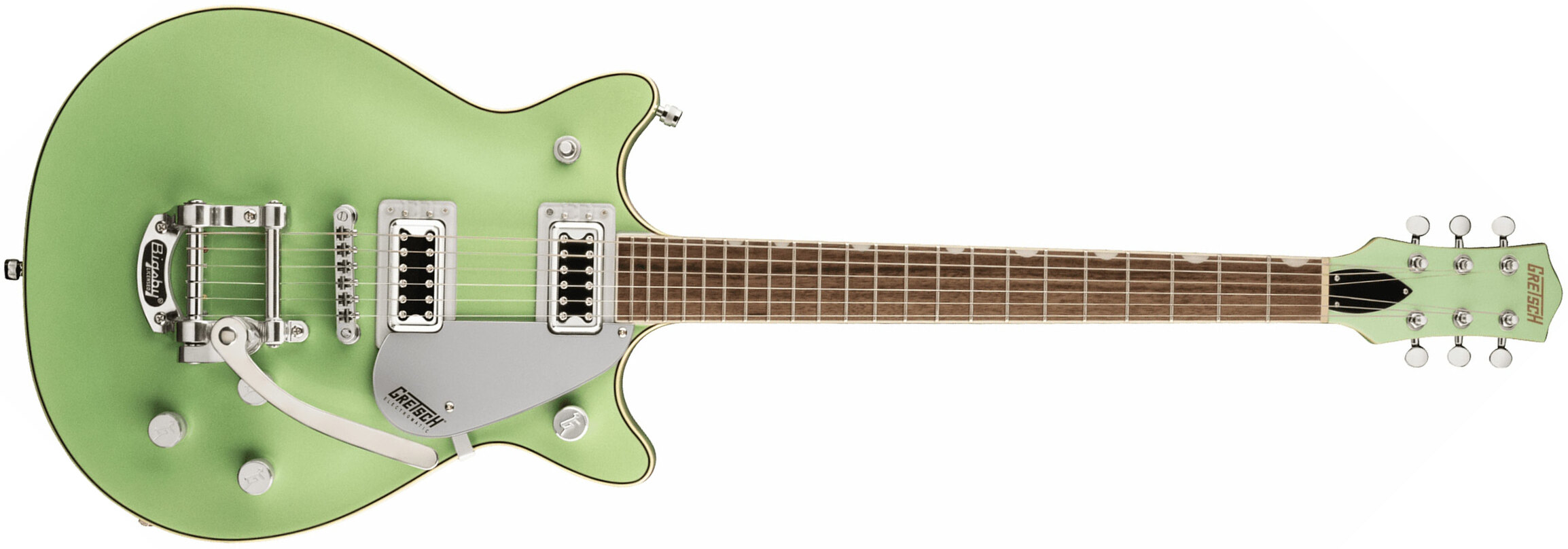 Gretsch G5232t Electromatic Double Jet Ft Hh Bigsby Lau - Broadway Jade - Guitare Électrique Double Cut - Main picture