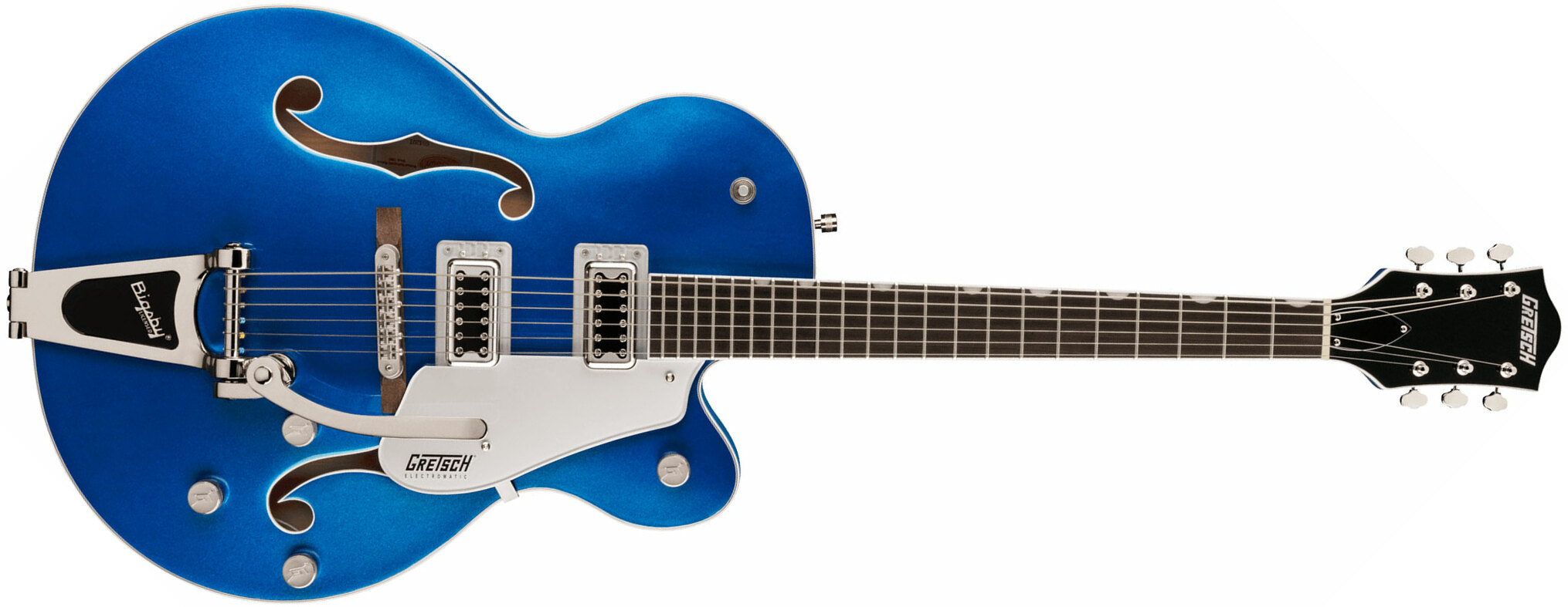 Gretsch G5420t Classic Electromatic Hollow Body Hh Trem Bigsby Lau - Azure Metallic - Guitare Électrique 1/2 Caisse - Main picture