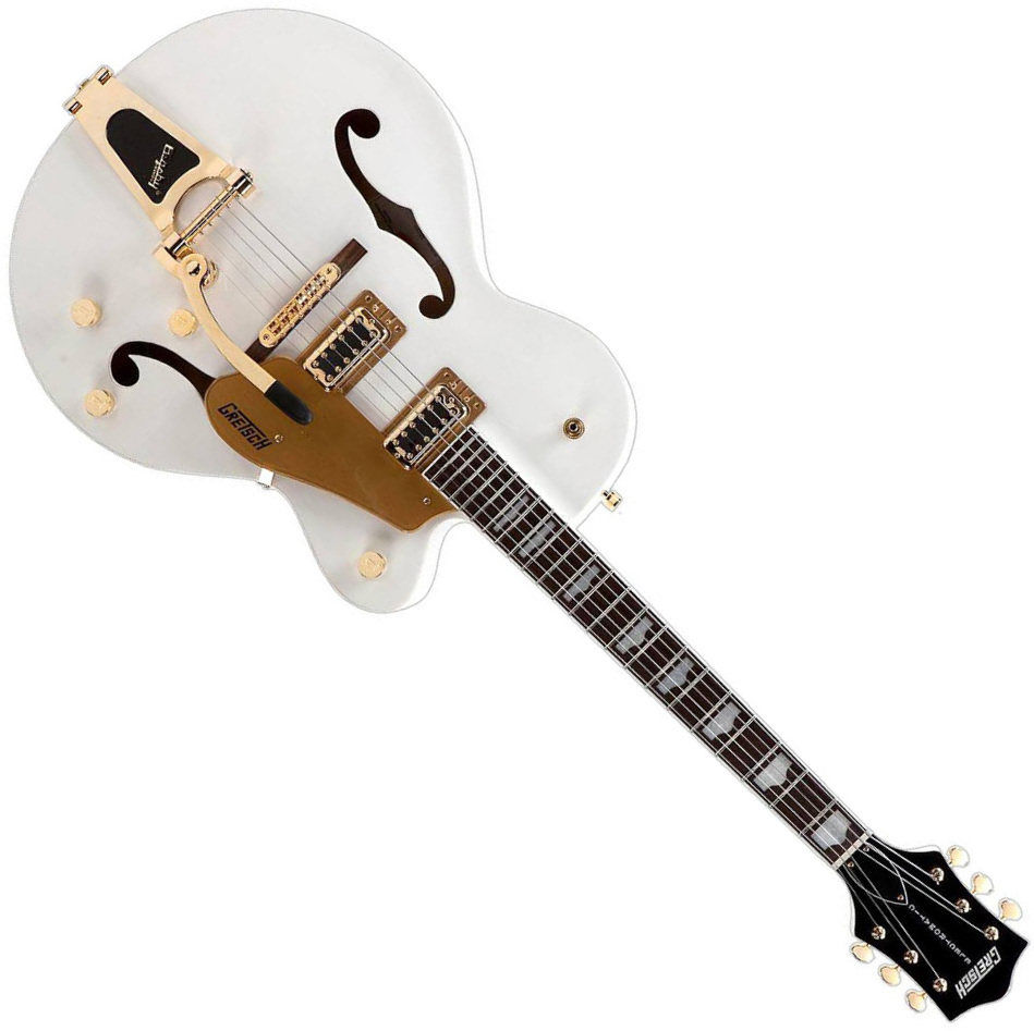 Gretsch G5420t Electromatic Fsr - White With Gold Hardware - Guitare Électrique 3/4 Caisse & Jazz - Main picture