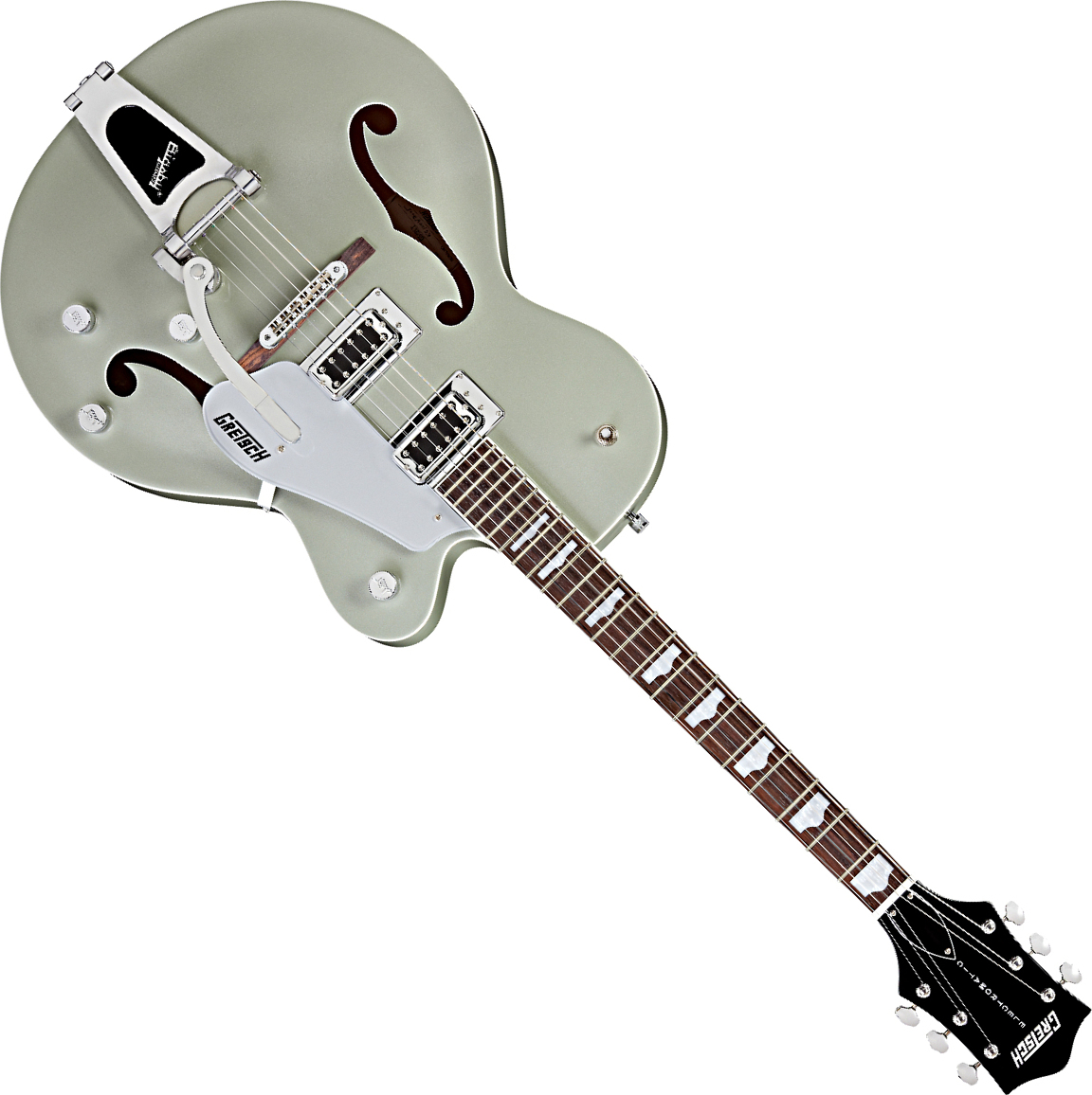 Gretsch G5420t Electromatic Hollow Body - Aspen Green Gloss - Guitare Électrique 1/2 Caisse - Main picture