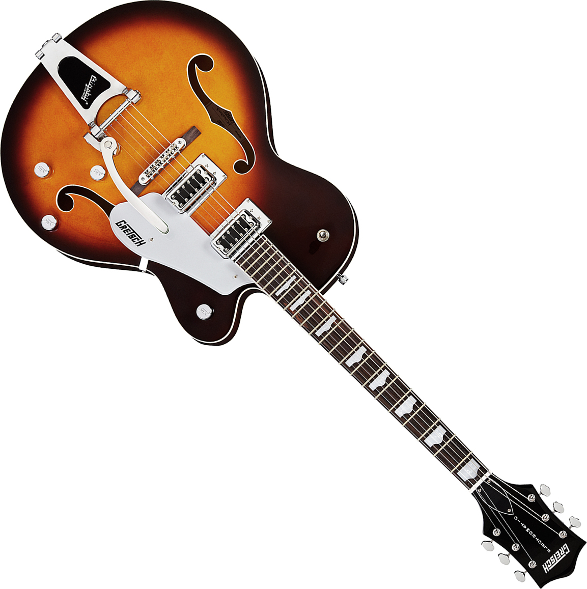 Gretsch G5420t Bigsby Electromatic Hollow. 2012 Sunburst - Guitare Électrique 3/4 Caisse & Jazz - Main picture
