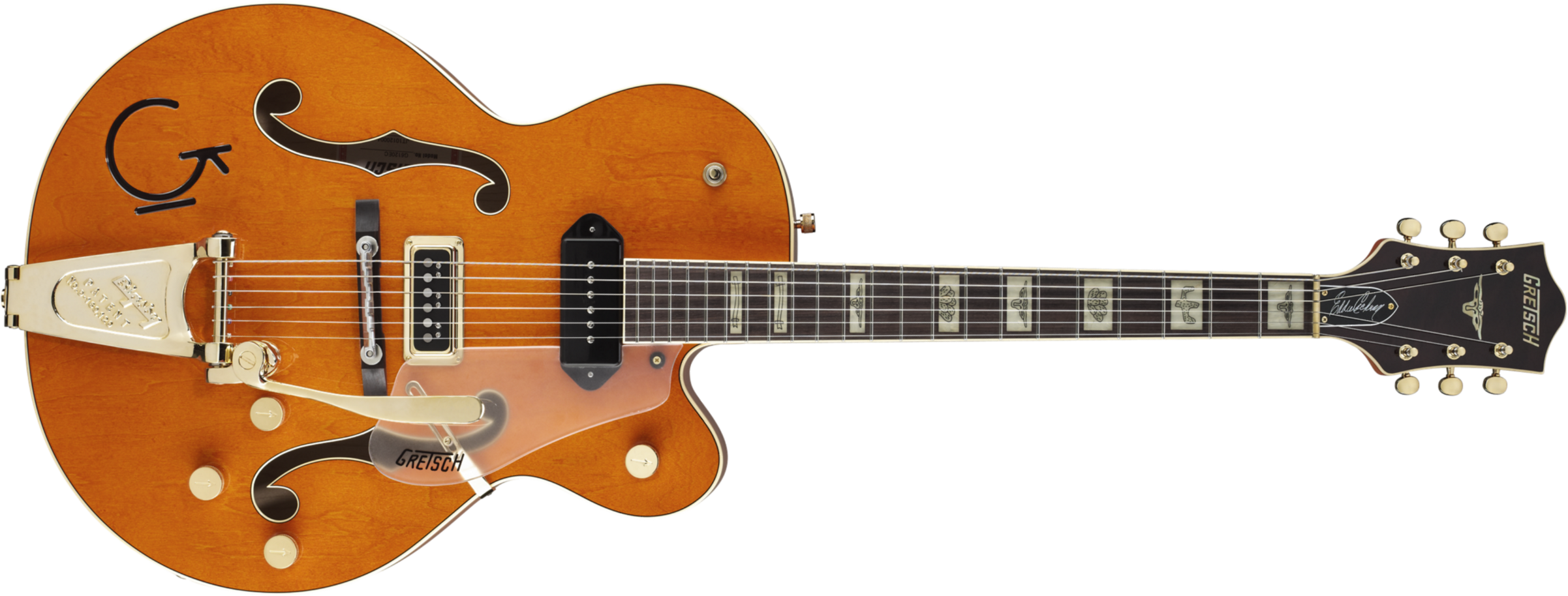 Gretsch G6120 Eddie Cochran Signature - Western Maple Stain - Guitare Électrique 3/4 Caisse & Jazz - Main picture