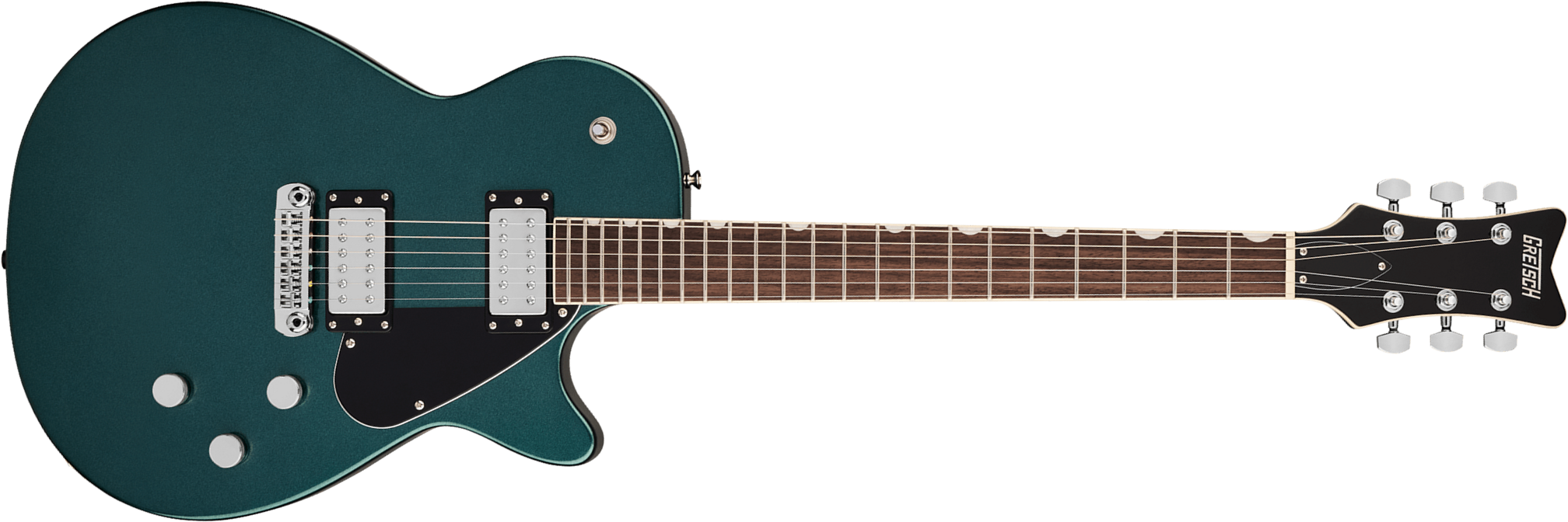 Gretsch Jet Club Electromatic 2h Ht Rw - Druid Green - Guitare Électrique Single Cut - Main picture