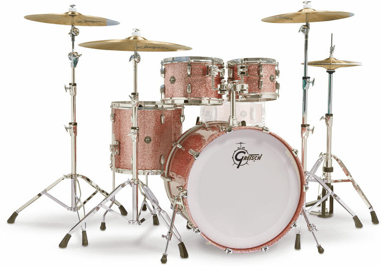 Gretsch Renown Rn2-e8246 Maple 2016 - 4 FÛts - Copper Sparkle - Batterie Acoustique Jazz - Main picture