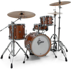 Batterie acoustique studio Gretsch Catalina Club - 4 fûts - Satin walnut glaze