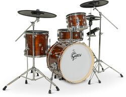 Kit batterie électronique Gretsch Catalina EVO 4 PC Kit Walnut Glaze