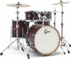 Batterie acoustique stage Gretsch CM1-E825-SDCB Catalina Maple Stage 22 - 5 fûts - Satin deep cherry burst