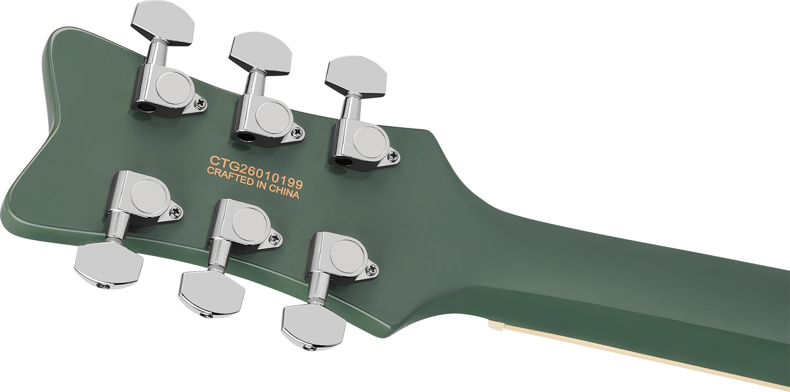 Gretsch Cvt Streamliner 2h Ht Lau - Olive Drab - Guitare Électrique Double Cut - Variation 5