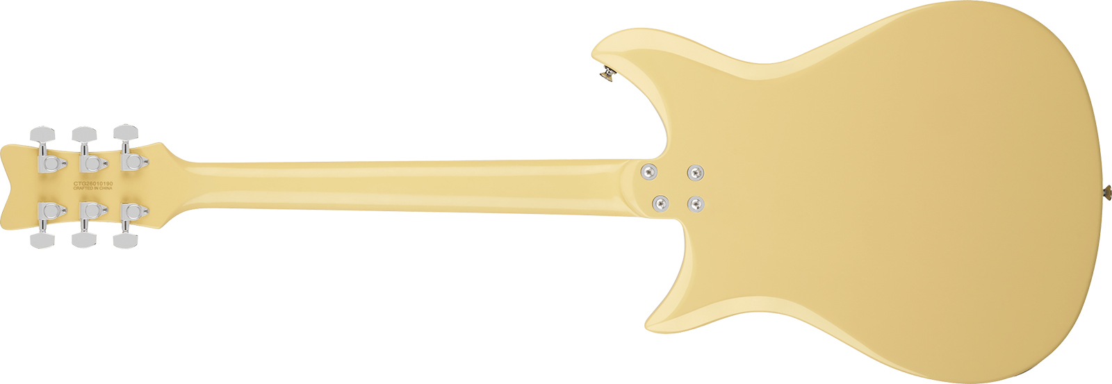 Gretsch Cvtstreamliner 2h Ht Lau - Aged White - Guitare Électrique Double Cut - Variation 1