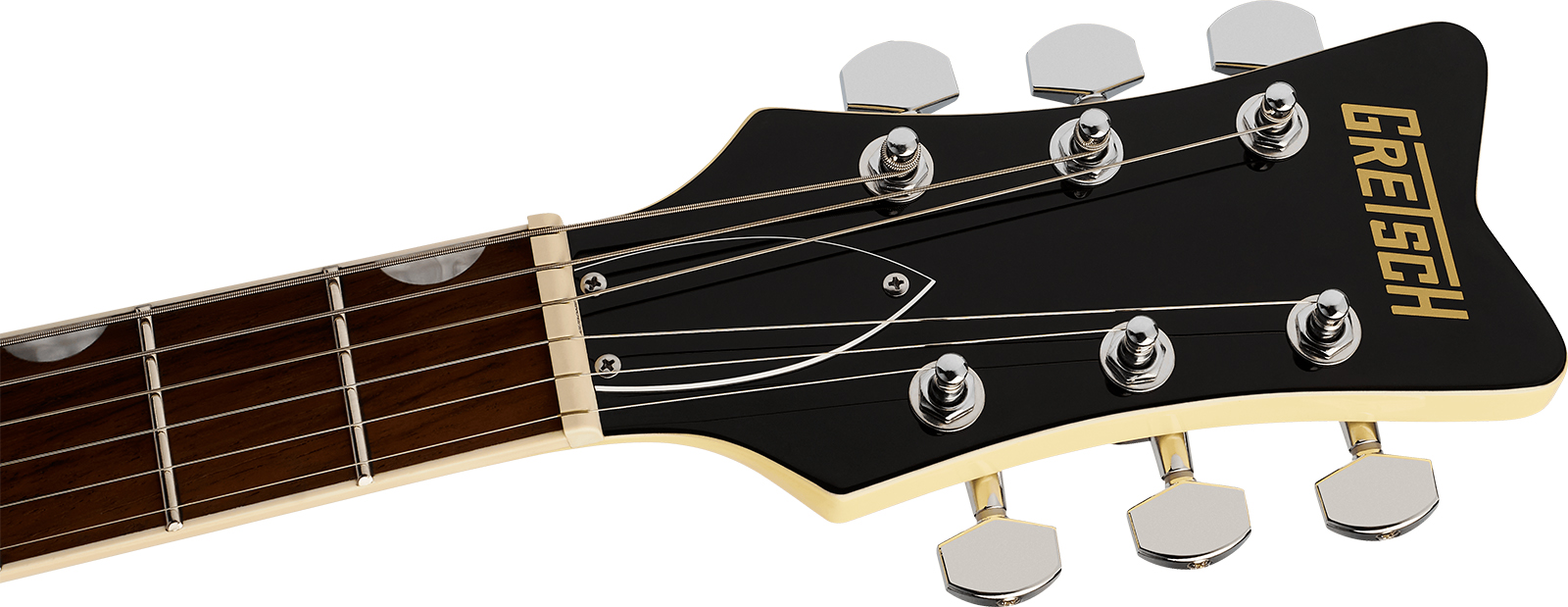 Gretsch Cvtstreamliner 2h Ht Lau - Aged White - Guitare Électrique Double Cut - Variation 3