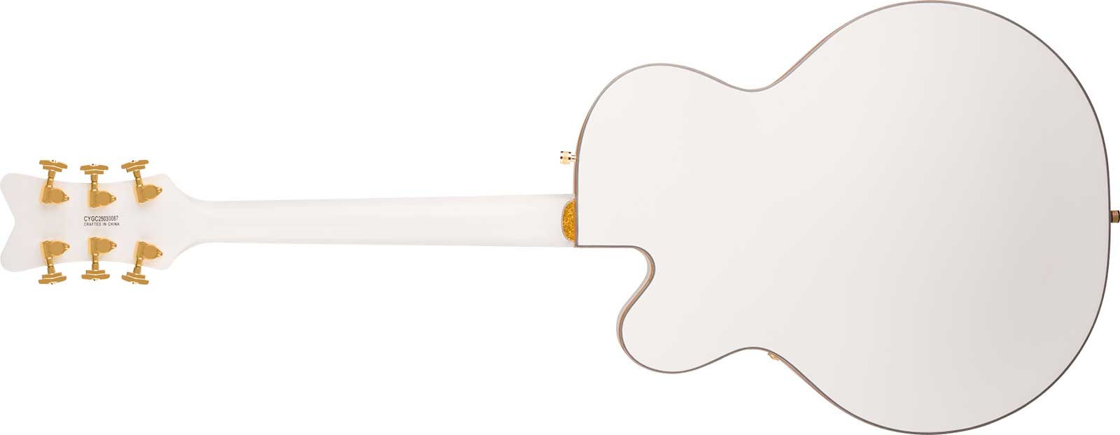 Gretsch Falcon Hollowbody Sc Bigsby Synchromatic 2h Trem Eb - Snowcrest White - Guitare Électrique 1/2 Caisse - Variation 1