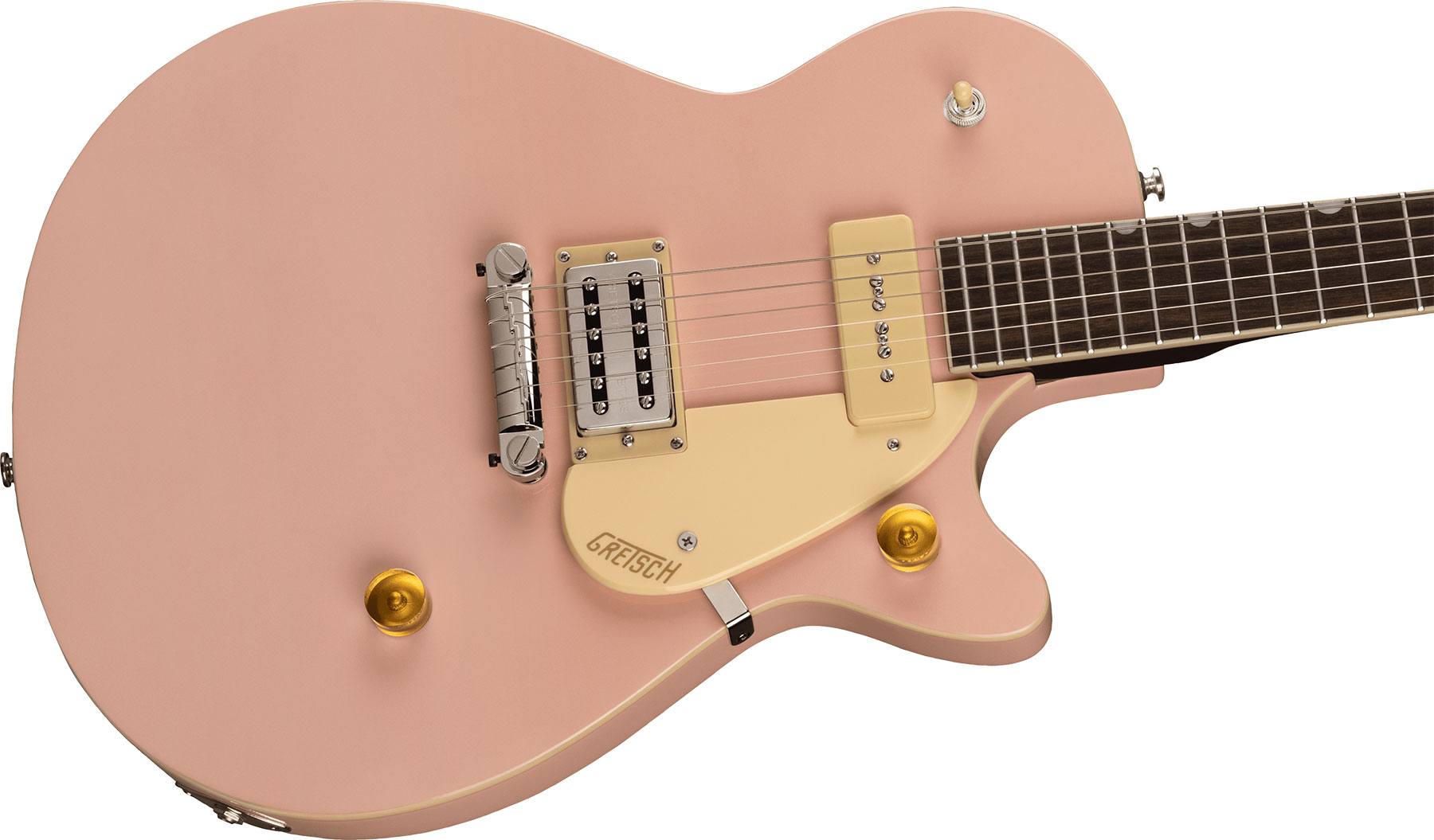 Gretsch G2215-p90 Streamliner Junior Jet Club Hs Ht Lau - Shell Pink - Guitare Électrique Single Cut - Variation 2