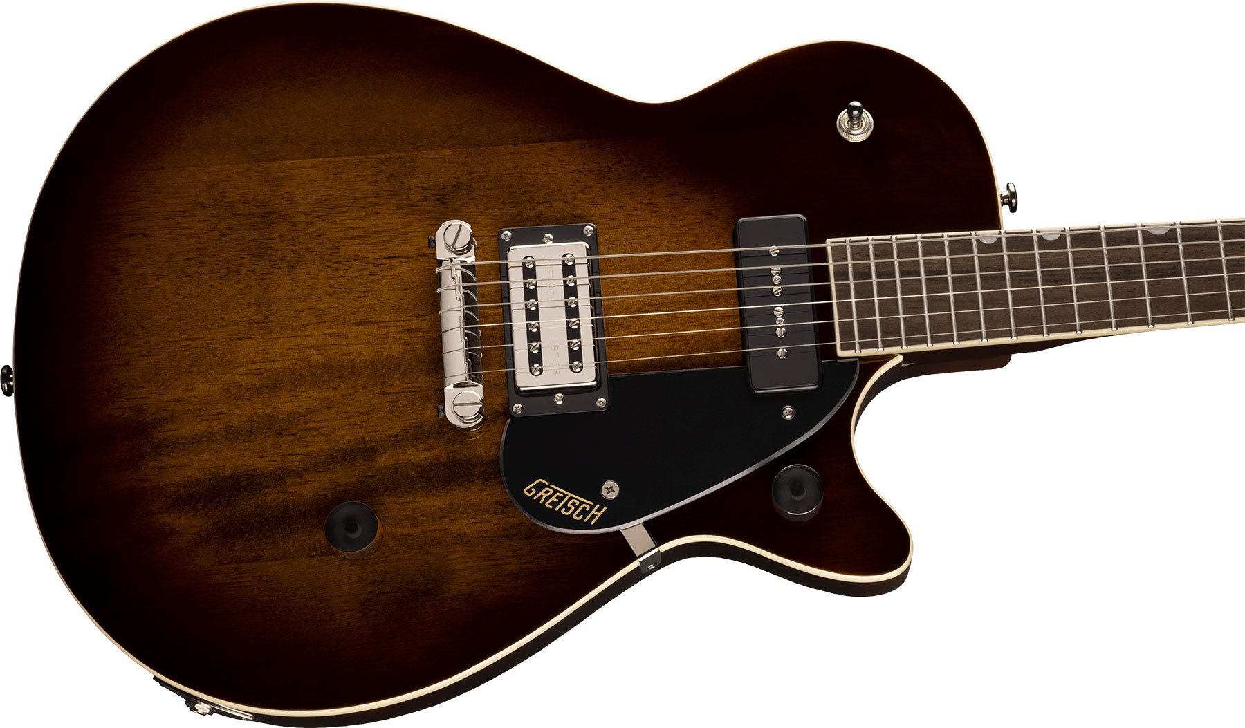 Gretsch G2215-p90 Streamliner Junior Jet Club Hs Ht Lau - Havana Burst - Guitare Électrique Single Cut - Variation 2