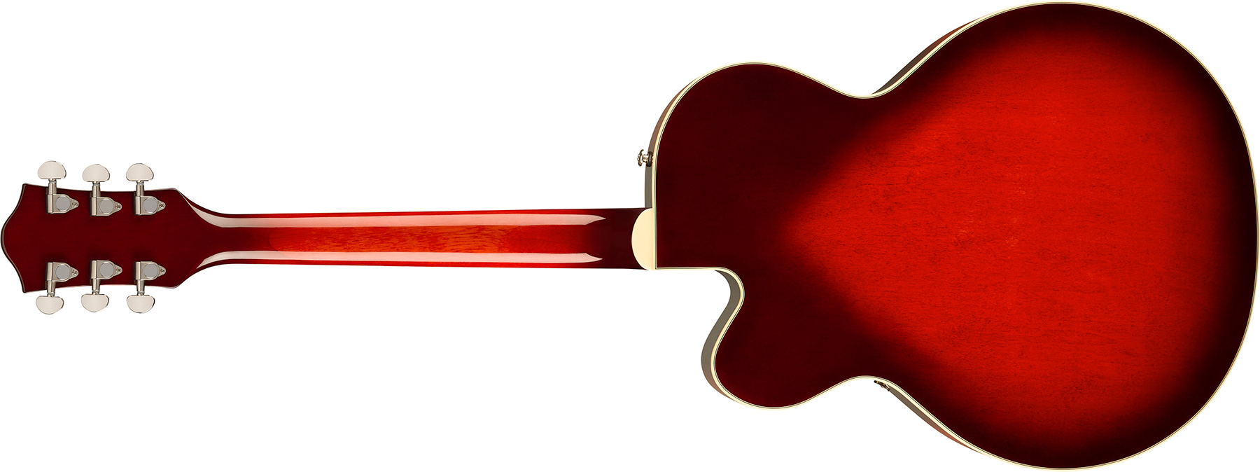 Gretsch G2420 Tailpiece Streamliner Hollow Body 2h Ht Lau - Claret Burst - Guitare Électrique 3/4 Caisse & Jazz - Variation 1