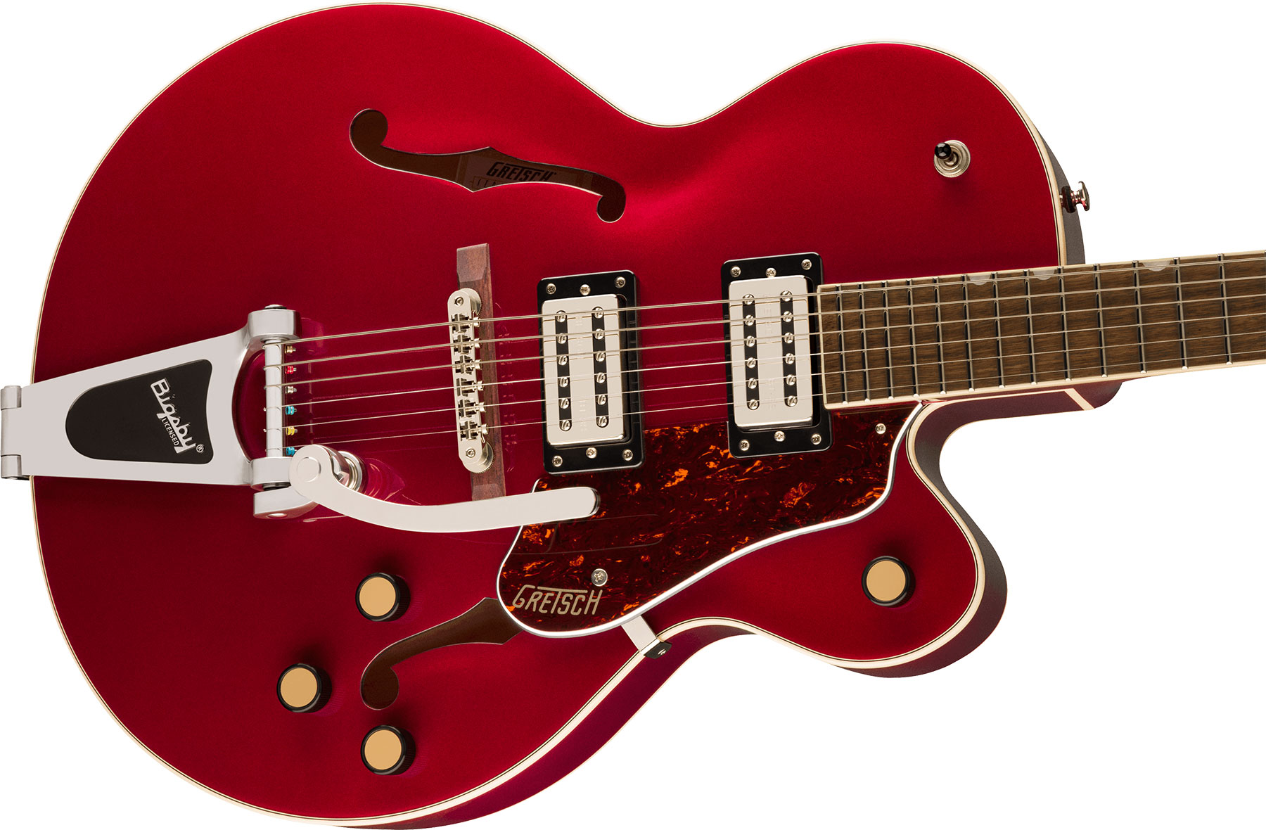 Gretsch G2420t Streamliner Hollow Body Bigsby 2h Trem Lau - Brandywine - Guitare Électrique 3/4 Caisse & Jazz - Variation 2