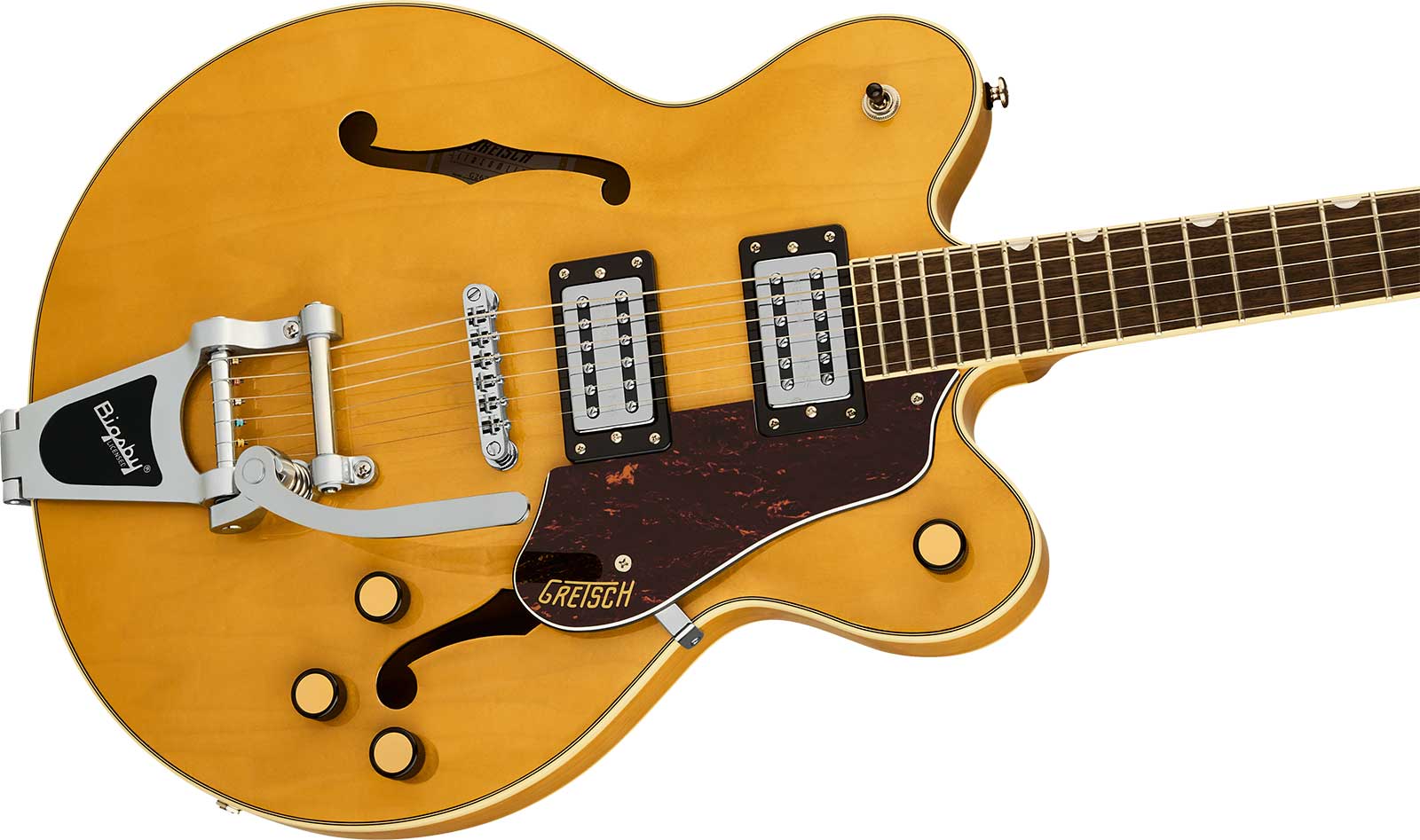 Gretsch G2622t Center Block Dc Bigsby Streamliner 2h Trem Lau - Village Amber - Guitare Électrique 1/2 Caisse - Variation 2
