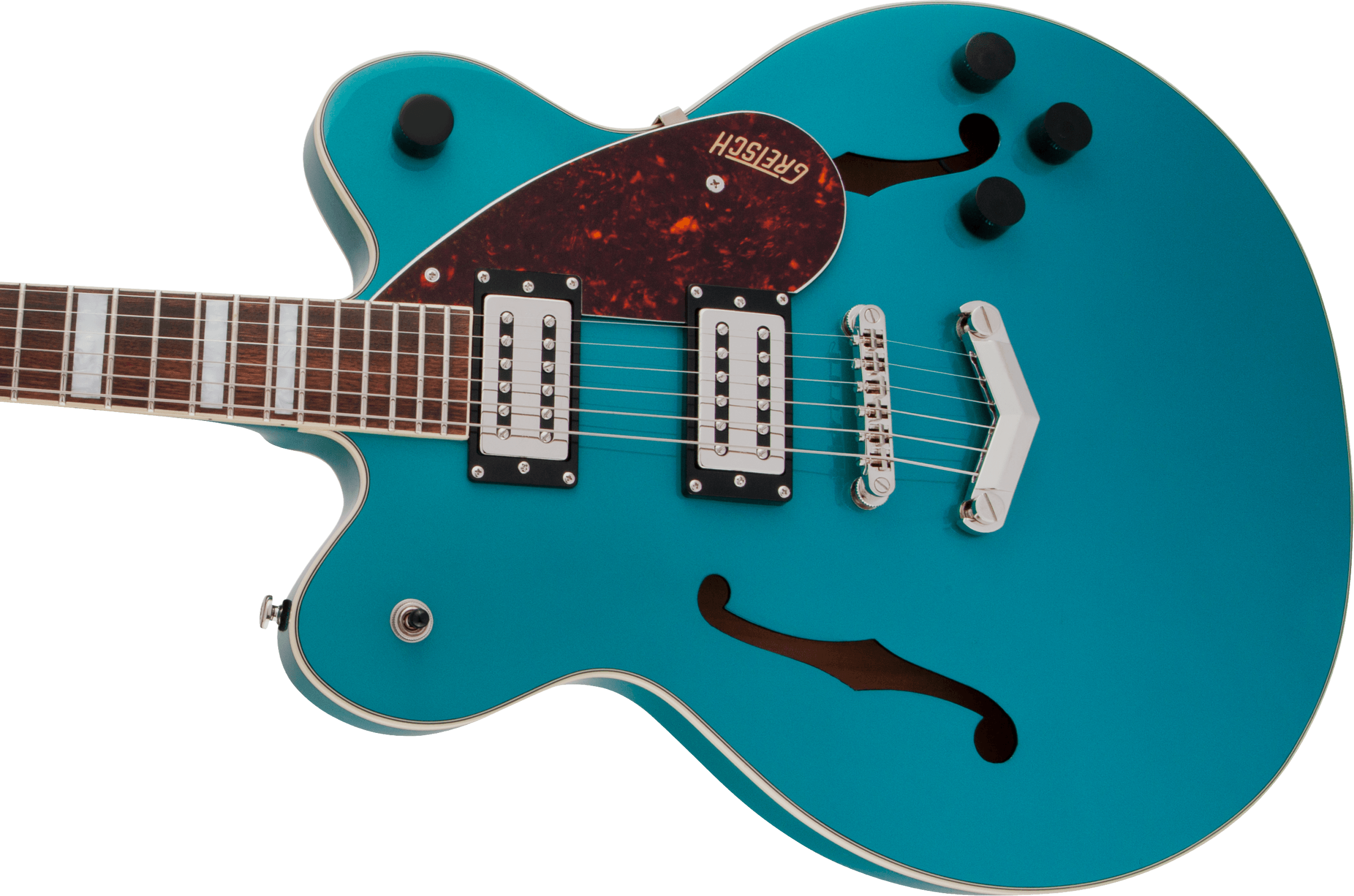 Gretsch G2622t Streamliner Center Block Jr Bigsby Hh Trem Lau - Ocean Turquoise - Guitare Électrique 1/2 Caisse - Variation 3