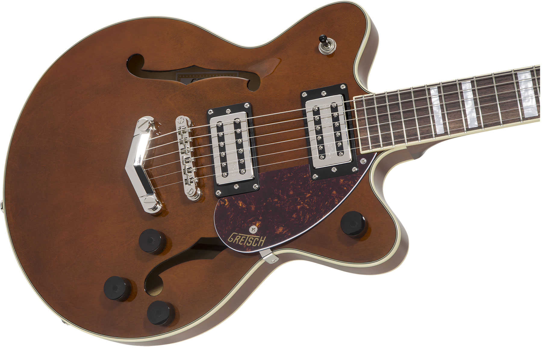 Gretsch G2655 Streamliner Center Block Jr Stoptail Hh Ht Lau - Single Barrel Stain - Guitare Électrique 1/2 Caisse - Variation 1