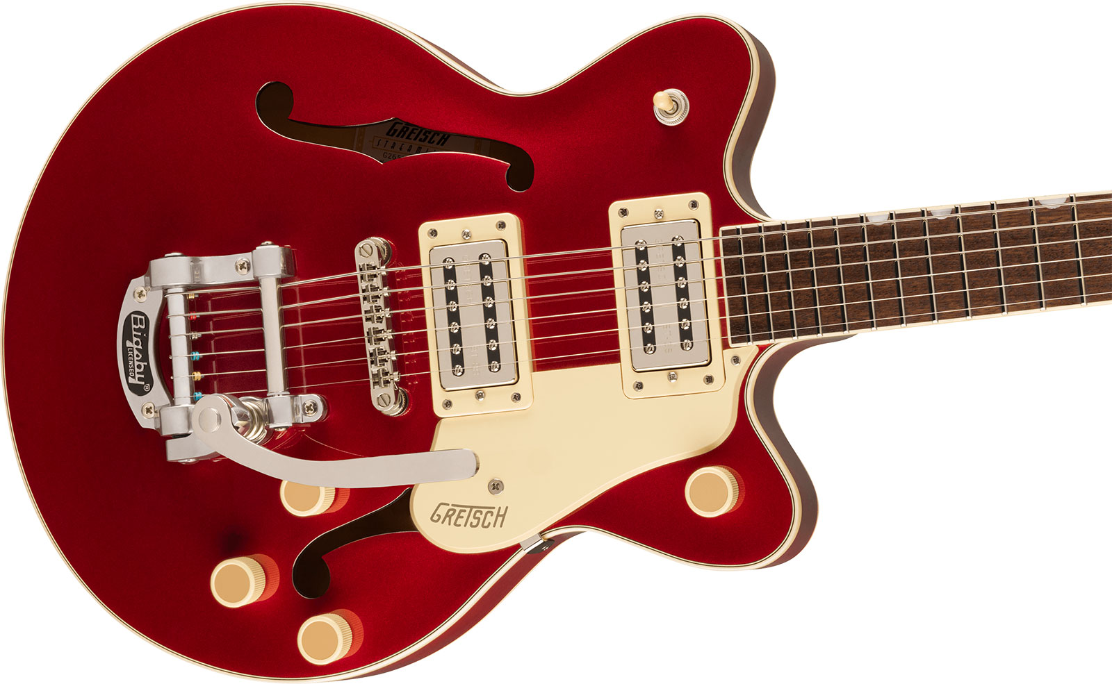 Gretsch G2655t Streamliner Center Block Jr Dc Bigsby 2h Trem Lau - Brandywine - Guitare Électrique Double Cut - Variation 2