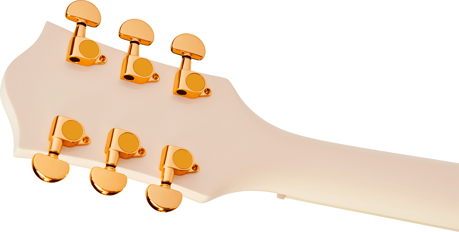 Gretsch G2655tg Center Block Jr Dc Bigsby Streamliner Ltd 2h Trem Lau - Vintage White - Guitare Électrique 1/2 Caisse - Variation 3