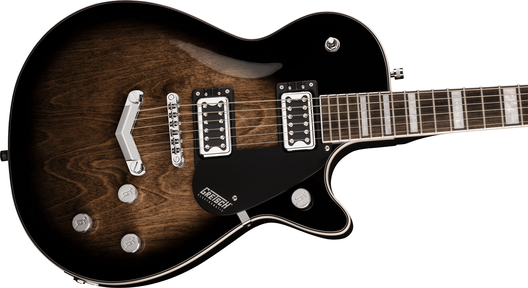 Gretsch G5220 Jet Bt Singlecut Vstoptail Electromatic Hh Ht Lau - Bristol Fog - Guitare Électrique Single Cut - Variation 2