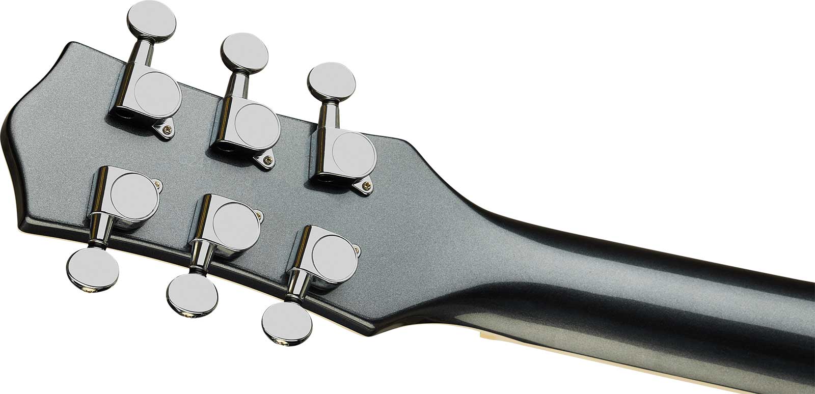 Gretsch G5230t Jet Ft Bigsby Electromatic 2hh Trem Lau - Two-tone Vintage White / London Grey - Guitare Électrique Single Cut - Variation 3