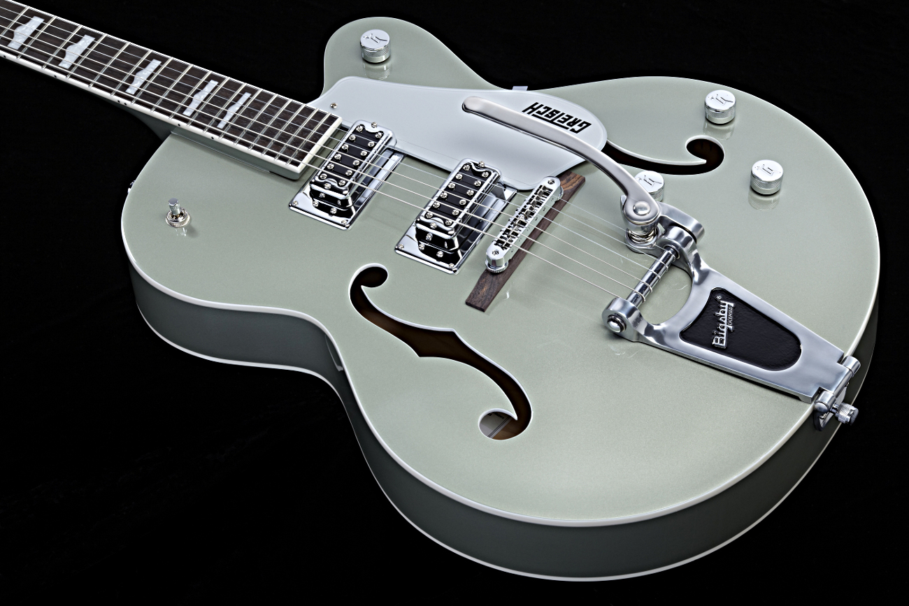 Gretsch G5420t Electromatic Hollow Body - Aspen Green Gloss - Guitare Électrique 1/2 Caisse - Variation 1