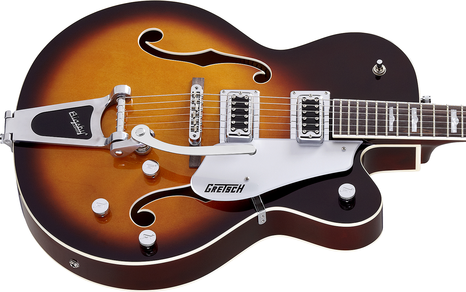 Gretsch G5420t Bigsby Electromatic Hollow. 2012 Sunburst - Guitare Électrique 3/4 Caisse & Jazz - Variation 1