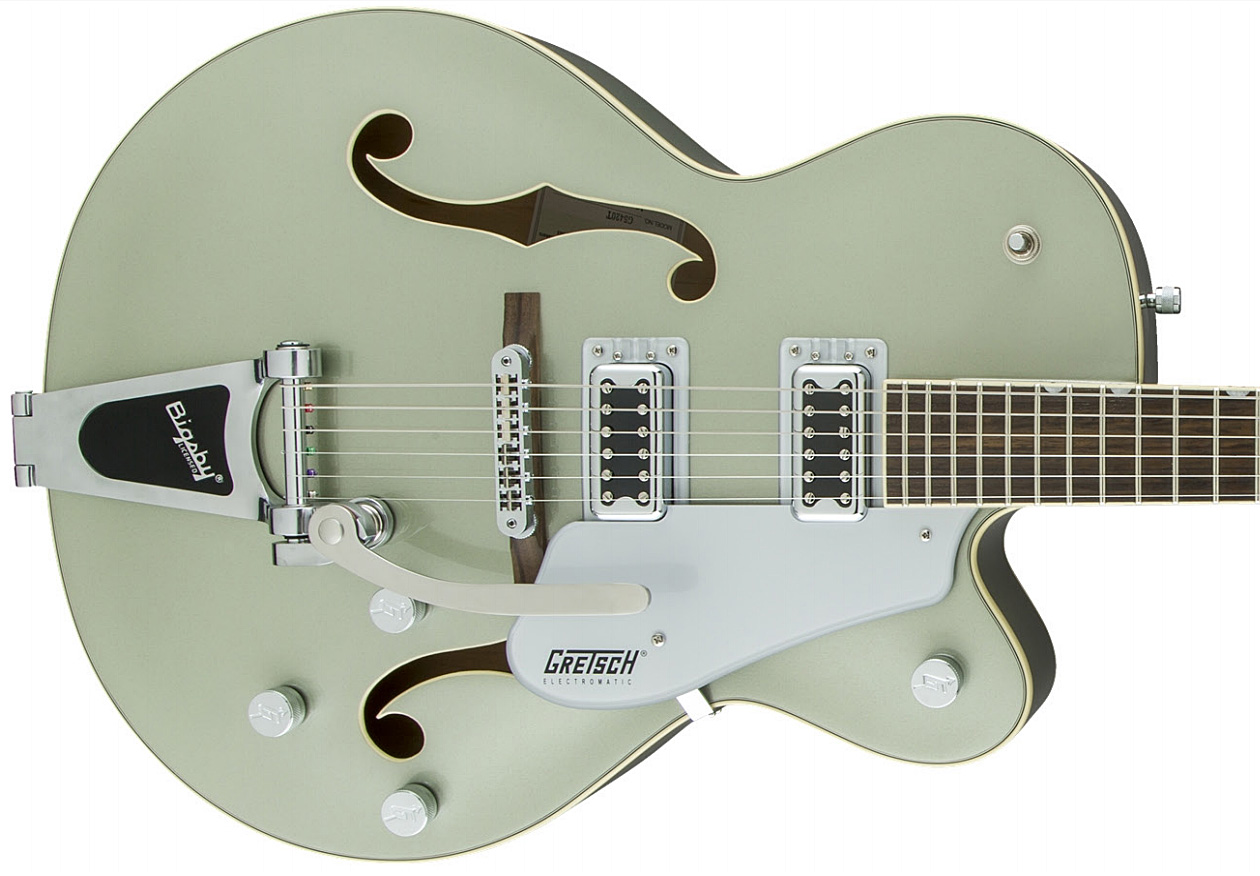 Gretsch G5420t Electromatic Hollow Body 2016 - Aspen Green - Guitare Électrique 1/2 Caisse - Variation 2