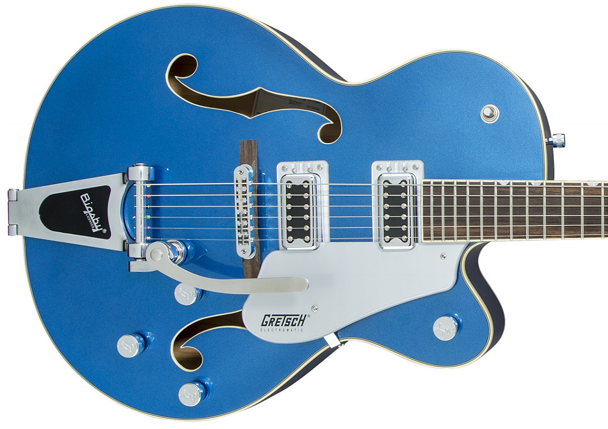 Gretsch G5420t Electromatic Hollow Body 2016 - Fairlane Blue - Guitare Électrique 3/4 Caisse & Jazz - Variation 2