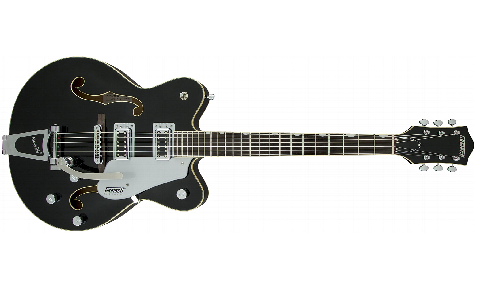 Gretsch G5422t Electromatic Hollow Body 2016 Bigsby - Black - Guitare Électrique 3/4 Caisse & Jazz - Variation 1