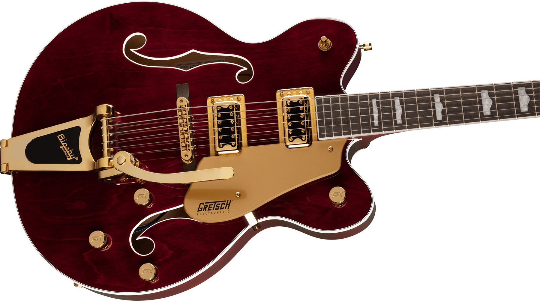 Gretsch G5422tg Electromatic Classic Hollow Body Dc Bigsby Hh Lau - Walnut Stain - Guitare Électrique 1/2 Caisse - Variation 2