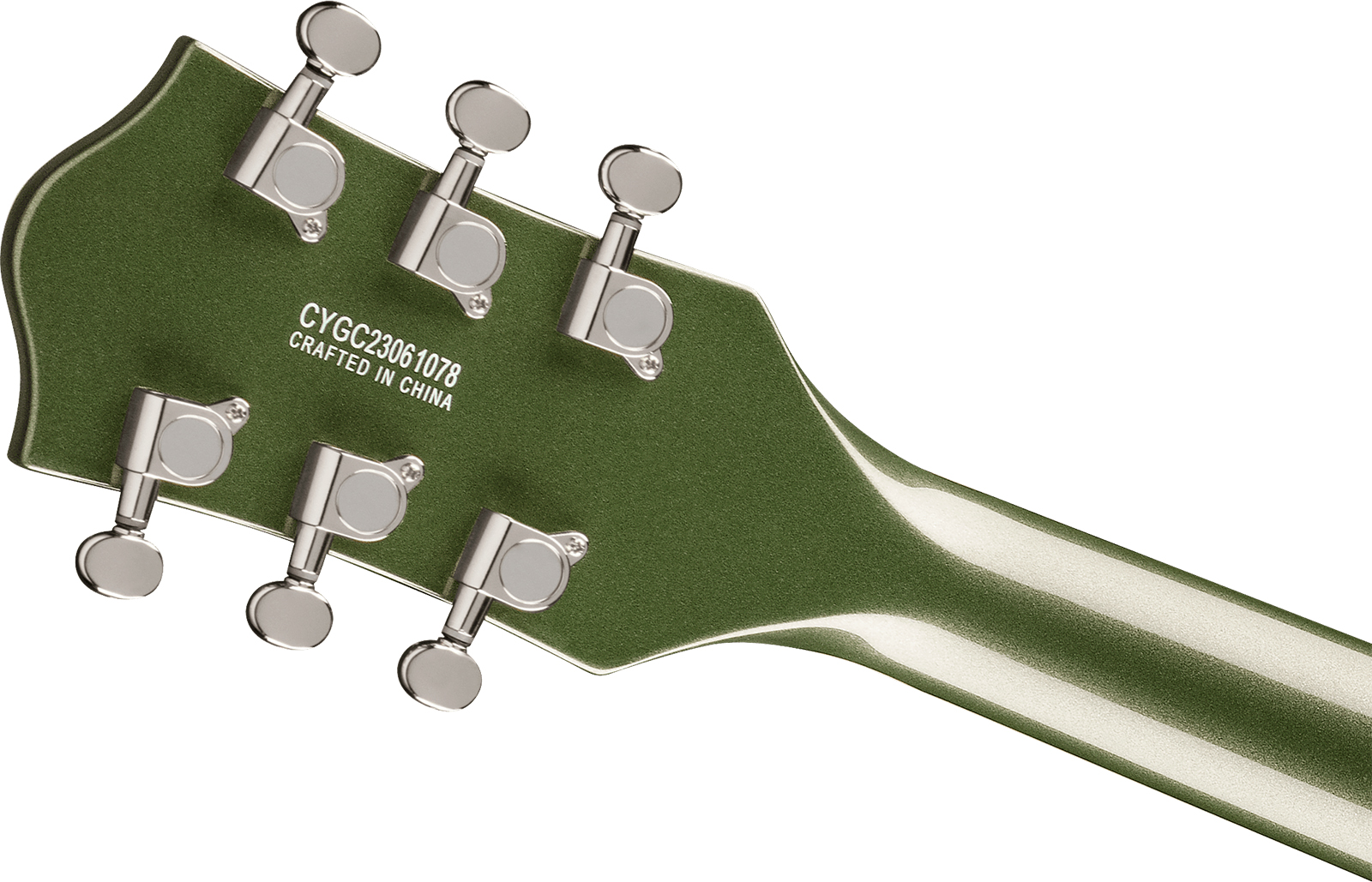 Gretsch G5622 Center Bloc Double Cut V-stoptail Electromatic 2h Ht Lau - Olive Metallic - Guitare Électrique 1/2 Caisse - Variation 3