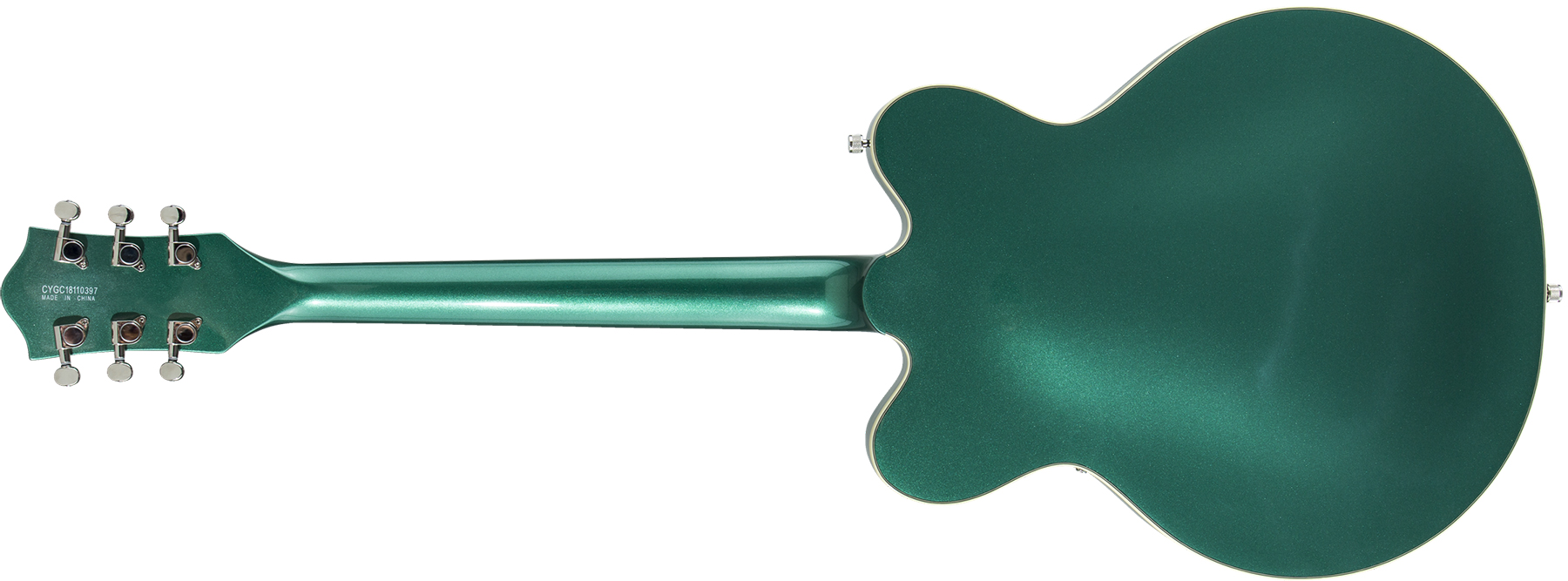 Gretsch G5622t Center Bloc Double Cut Bigsby Electromatic 2019 Hh Lau - Georgia Green - Guitare Électrique 1/2 Caisse - Variation 1