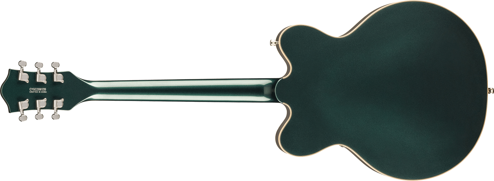 Gretsch G5622t Center Bloc Double-cut Bigsby Electromatic 2h Trem Lau - Cadillac Green - Guitare Électrique 1/2 Caisse - Variation 1