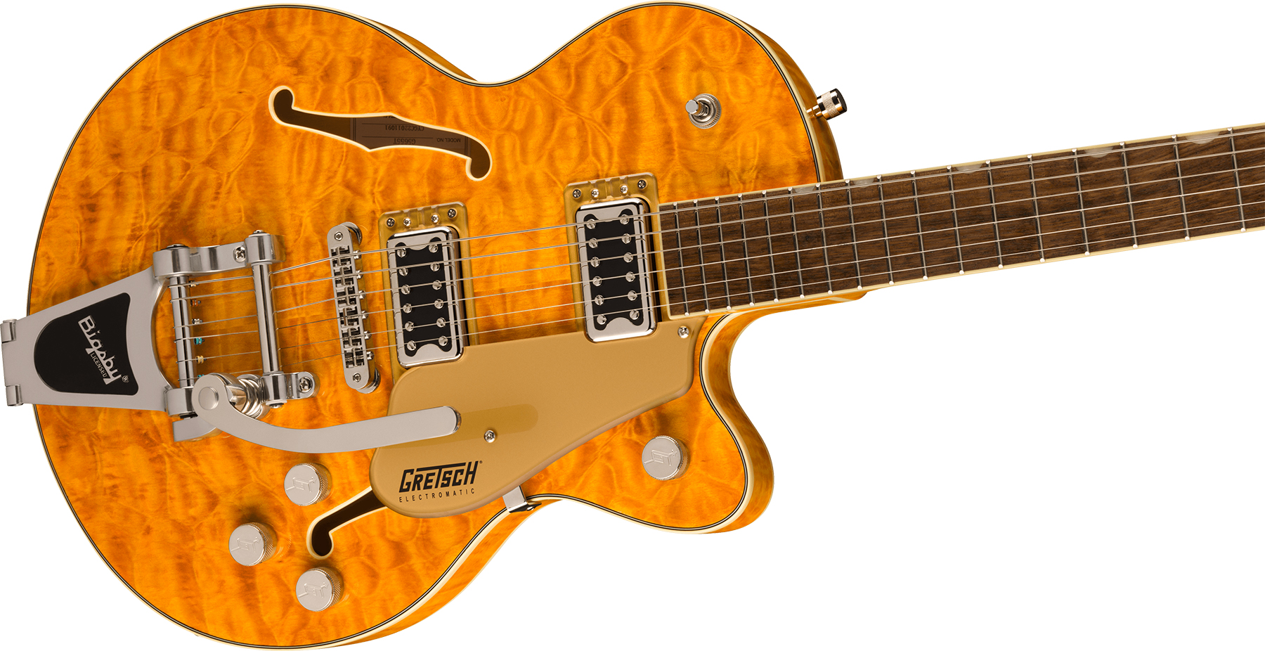 Gretsch G5655t-qm Electromatic Center Block Jr. Bigsby 2h Trem Lau - Speyside - Guitare Électrique 1/2 Caisse - Variation 2