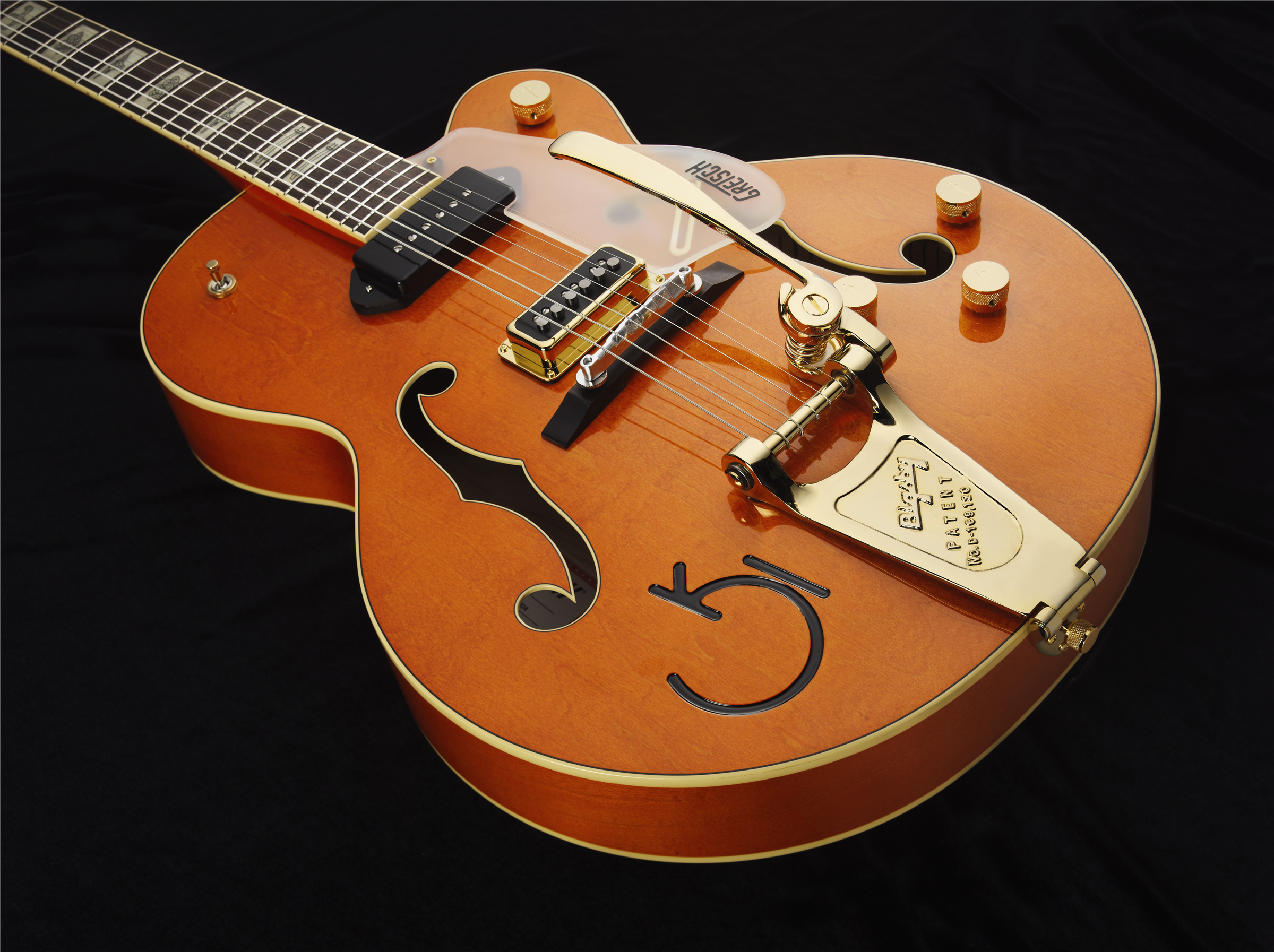 Gretsch G6120 Eddie Cochran Signature - Western Maple Stain - Guitare Électrique 3/4 Caisse & Jazz - Variation 2