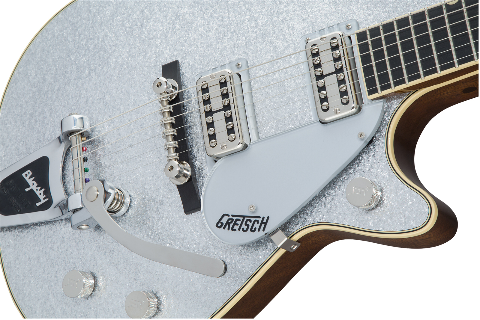 Gretsch G6129tg-59vs Vintage Select 1959 Bigsby Pro Jap 2h Trem Eb - Silver Sparkle - Guitare Électrique Single Cut - Variation 3