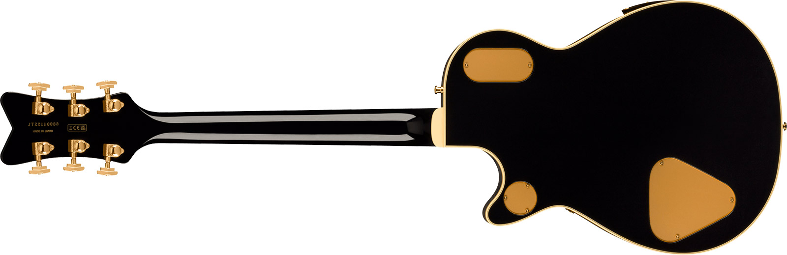 Gretsch G6134tg Paisley Penguin Bigsby Pro Jap 2h Trem Eb - Black Paisley - Guitare Électrique Single Cut - Variation 1