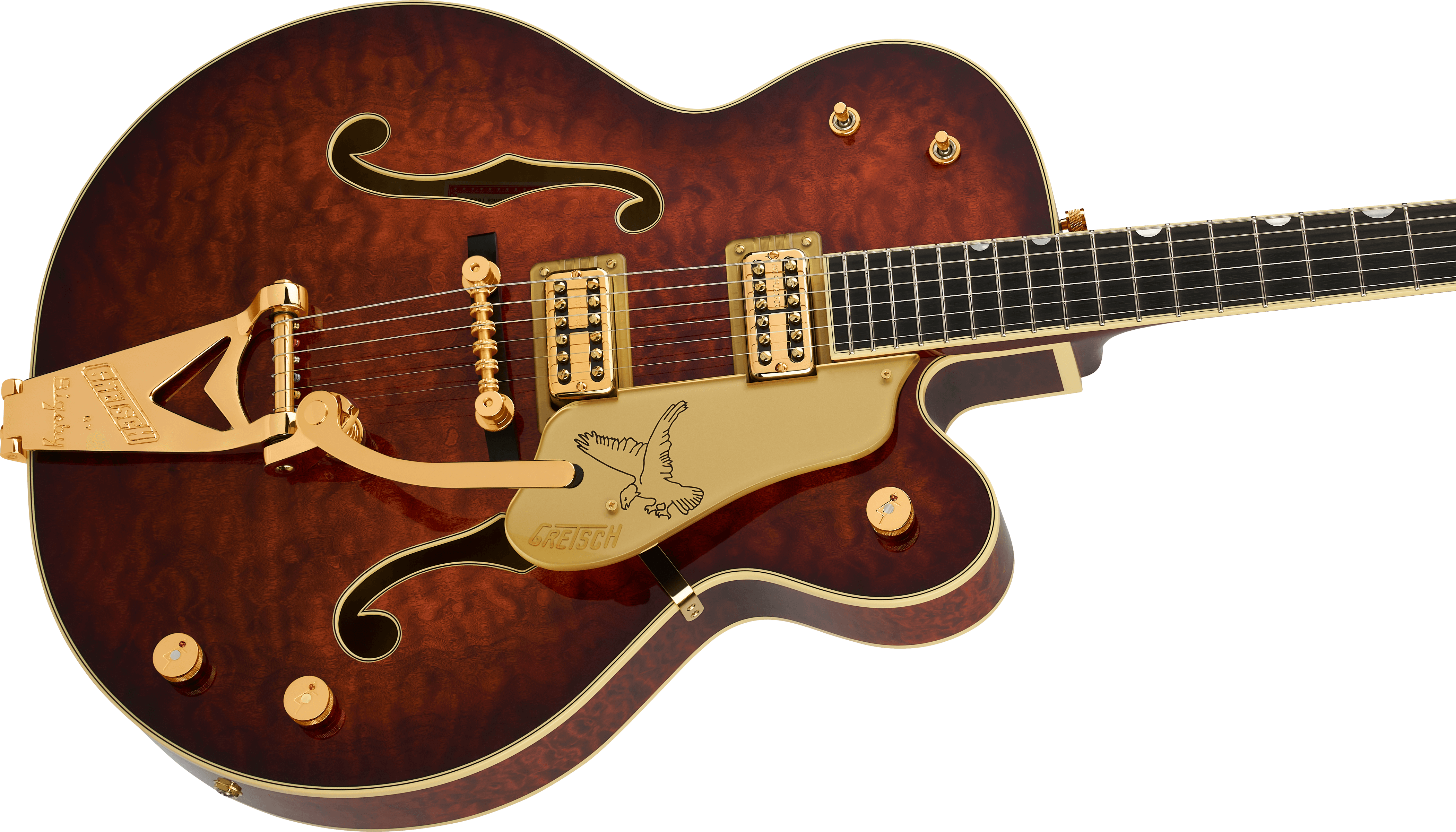Gretsch G6136tgqm-59 Professional Ltd Edition Falcon Trem Hh Eb - Forge - Guitare Électrique 1/2 Caisse - Variation 3