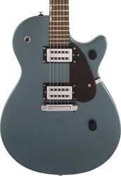 Guitare électrique single cut Gretsch G2210 Streamliner Junior Jet Club - Gunmetal