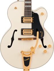 G2420TG Streamliner Hollow Body Bigsby Ltd - vintage white