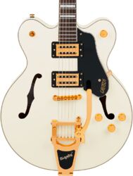 Guitare électrique 1/2 caisse Gretsch G2622TG Streamliner Center Block DC Bigsby Ltd - vintage white