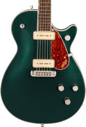 Guitare électrique single cut Gretsch G5210-P90 Electromatic Jet Two 90 Single-Cut with Wraparound - Cadillac green