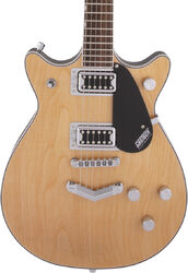 Guitare électrique double cut Gretsch G5222 Electromatic Double Jet BT with V-Stoptail - Aged natural