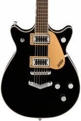 Guitare électrique double cut Gretsch G5222 Electromatic Double Jet BT with V-Stoptail - Black