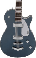 Guitare électrique baryton Gretsch G5260 Electromatic Jet Baritone with V-Stoptail - Jade grey metallic